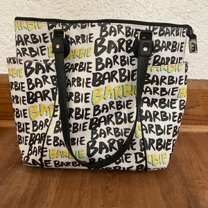 2008 Barbie Tote Bag Mattel PVC Tote Bag Excellent!
