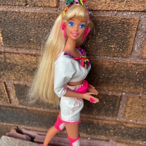 Rollerblading Barbie Doll Original Outfit