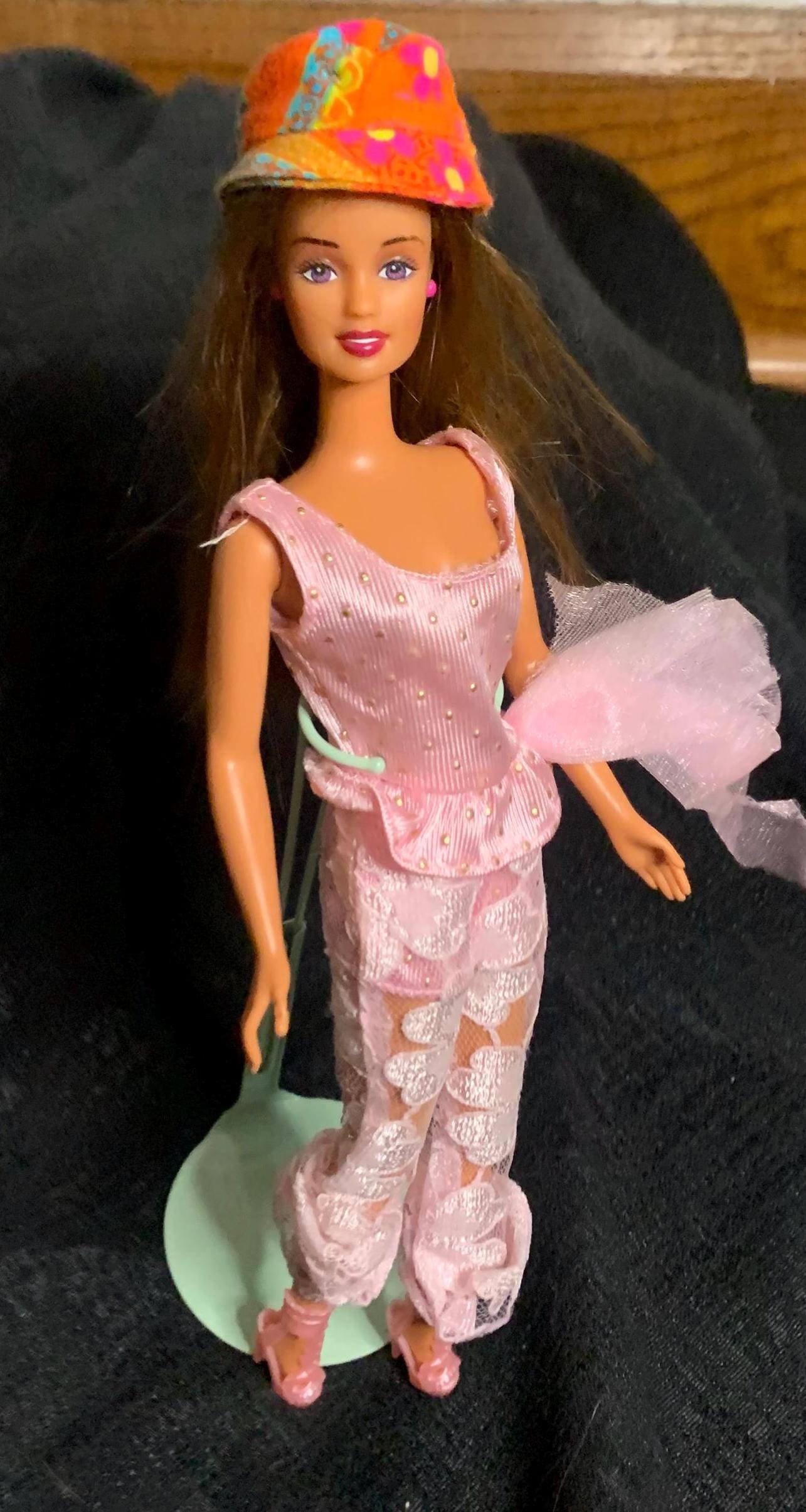 Barbie fashionistas - robe violette à fleurs aille Unique Coloris