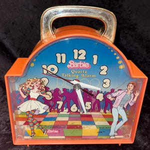 Barbie And Ken Talking Disco Alarm Clock 1983 *RARE!*