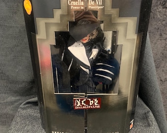 Barbie 101 Dalmatians Cruella De Vil “Power In Pinstripes” Doll New In Box