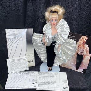 Barbie Crystal Rhapsody Porcelain Doll 1992 Mint Condition