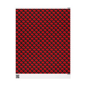 Vibrant Poppy Floral Wrapping Paper: 90gsm Fine Art Paper Bild 8