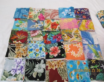 MARIANNE of MAUI Hawaiian Quilting Fabric 200 Patches