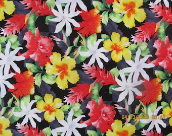 Marianne of Maui Hawaiian Quilting Fabric SINGLE YARD #1
