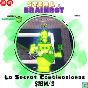 La Secret Combinasionas | 1B/s Radioactive Mutation | Steal a Brainrot Roblox