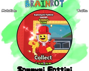サミーニ・ファッティーニ | 350 m/s | +1 特性 | ブレインロットを盗む Roblox