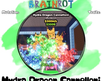 ハイドラドラゴンカネロニ | 300 m/s | Steal a Brainrot Roblox