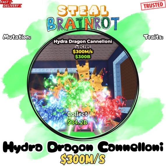 ハイドラドラゴンカネロニ | 300 m/s | Steal a Brainrot Roblox