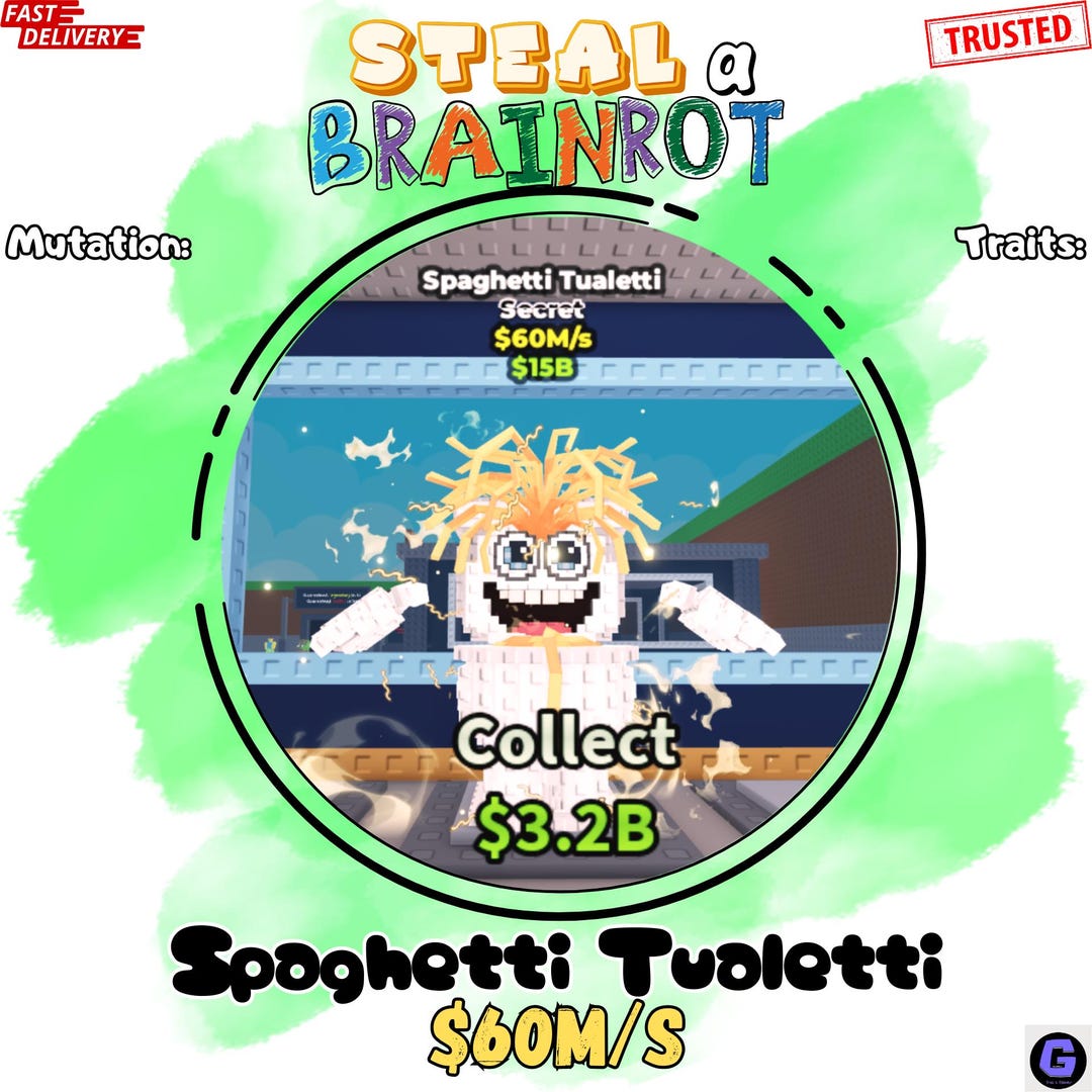 Spaghetti Tualetti fra Steal a Brainrot Fargeleggingsside – Last ned