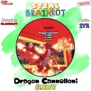 Dragon Cannelloni | 2.3B | Diamond Mutation +2 Traits | Steal a