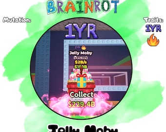 Jelly Moby | 2B/s | +2 Traits | Steal a Brainrot Roblox