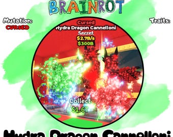Hydra-Drachen-Cannelloni | 2,7 B/s | Verfluchte Mutation | Stehle eine Gehirnfäule