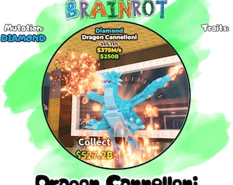 Dragon Cannelloni | 375M/s | Diamond Mutation | Steal a Brainrot