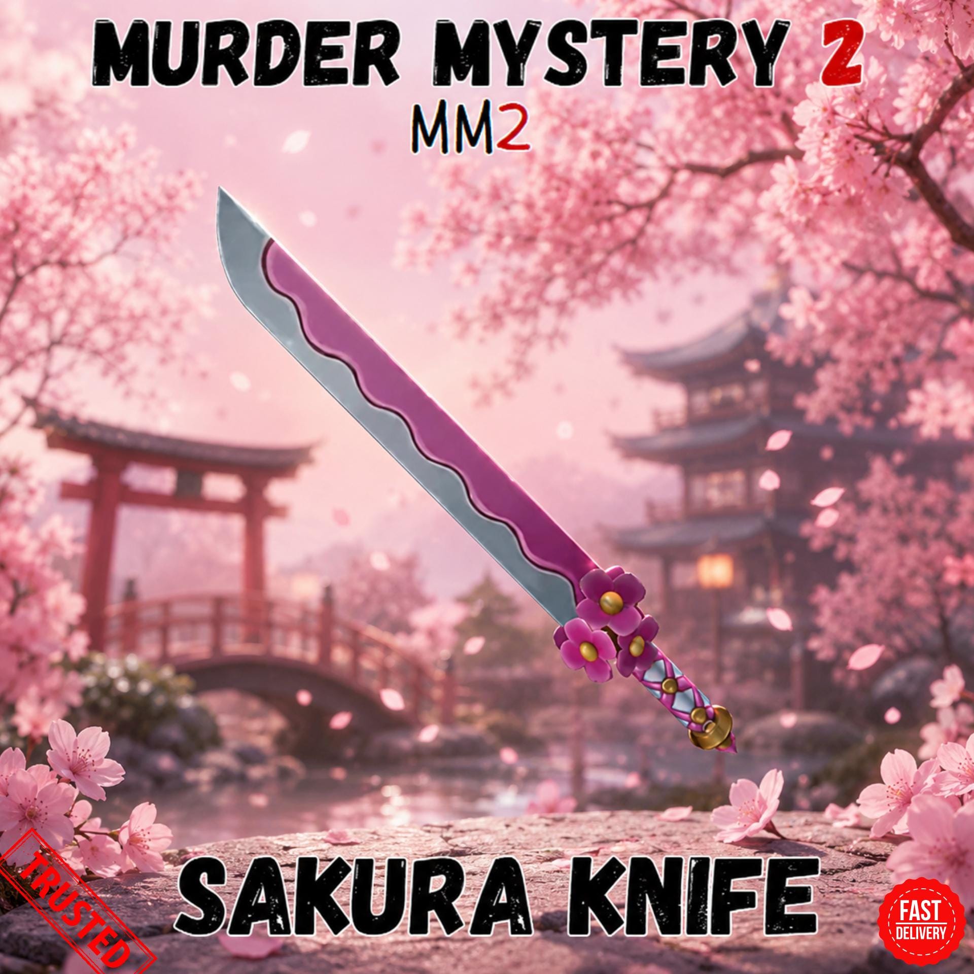 Sakura | Murder Mystery 2 | MM2 Roblox - Etsy
