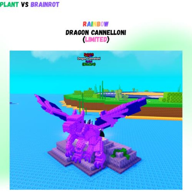 Dragon Cannelloni Steal a Brainrot Sound Sound Etsy Canada