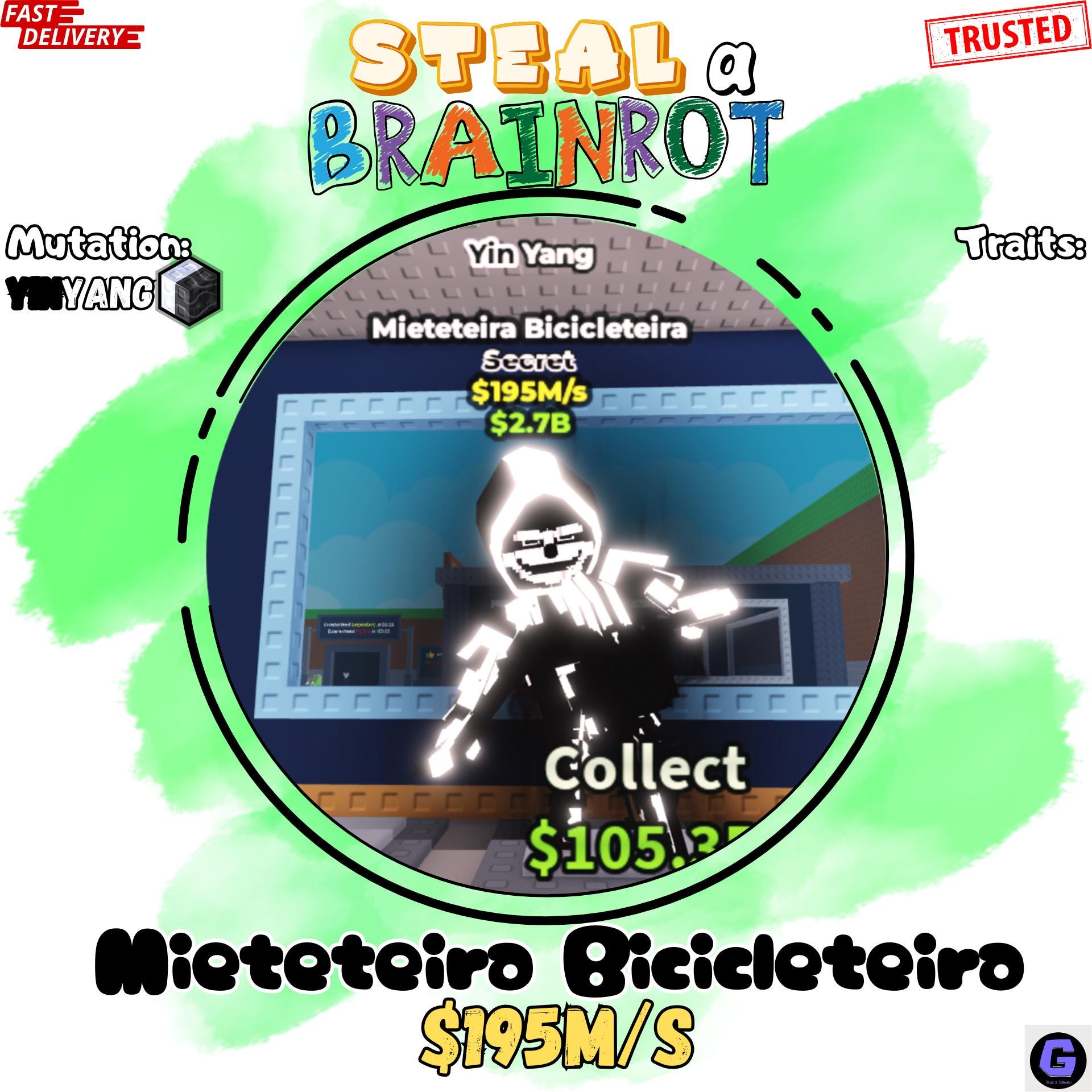 Compte Roblox - Steal A Brainrot / Mieteteira Bicicleteira 325M/s - Compte Avec Avantages - Pour PC