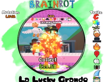 La Lucky Grande | 2B/s | Lava Mutation +11 Traits | Steal a Brainrot Roblox