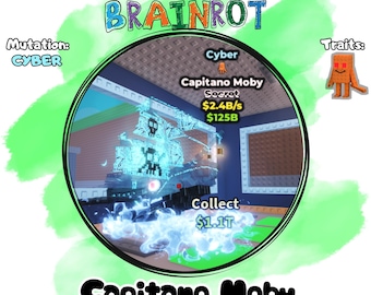 Capitano Moby / 2,4 B/s / Mutazione cibernetica + tratti di Zombie Sahur / Rubare una putrefazione cerebrale