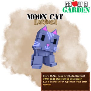 Moon Cat Free Trillion Sheckles | Grow A Garden