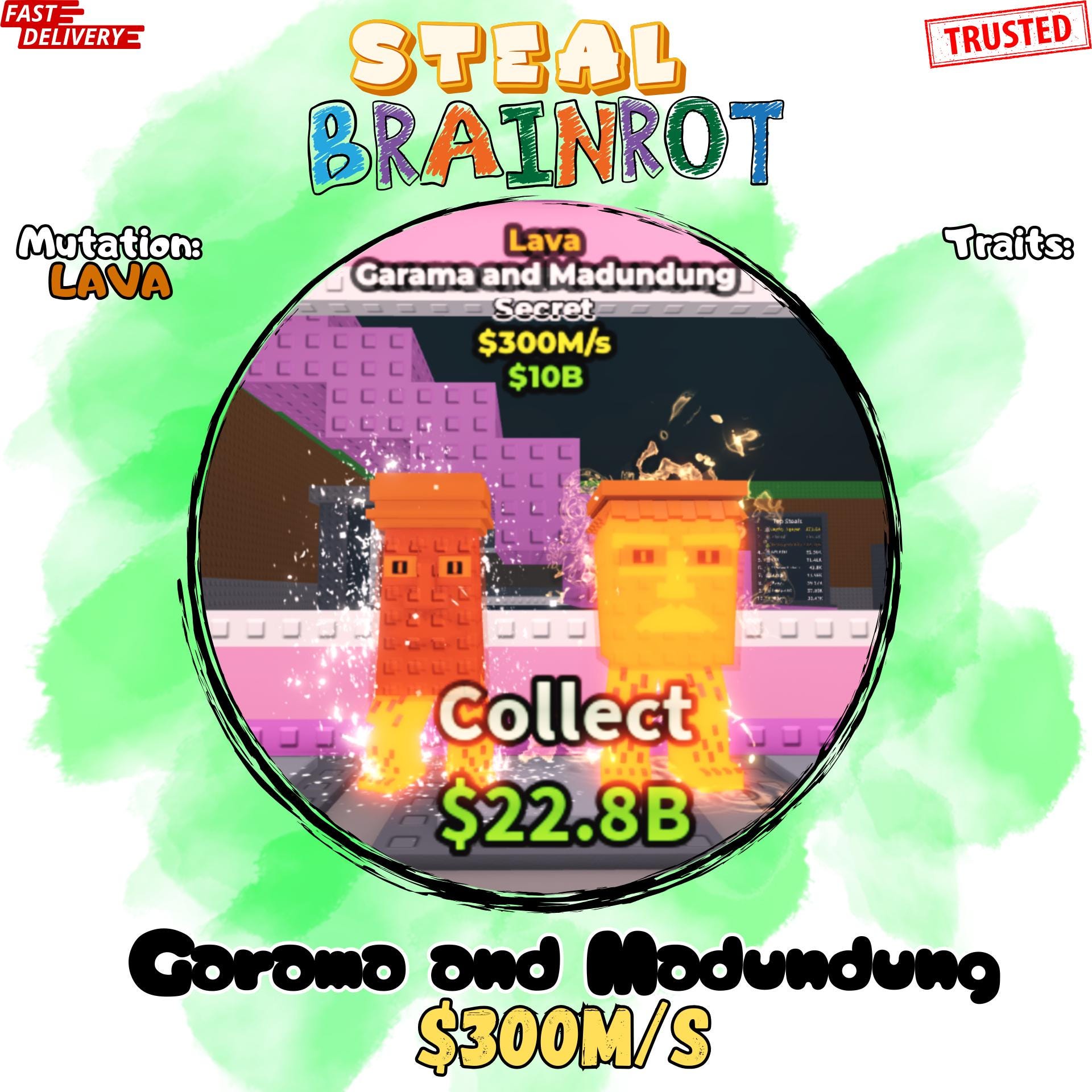 Garama and Madundung | 300M/s | Lava Mutation | Steal a Brainrot