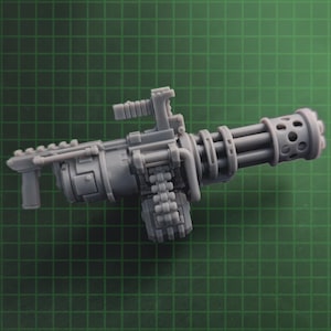 3D Printed Action Figures Heavy Weapons Minigun/Frag Cannon Kit