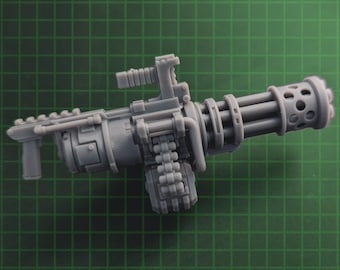 3D Printed Action Figures Heavy Weapons Minigun/Frag Cannon Kit