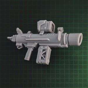 3D Printed Action Figures Grenade Launcher/Cannon Kit