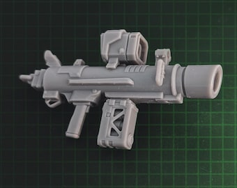 3D Printed Action Figures Grenade Launcher/Cannon Kit