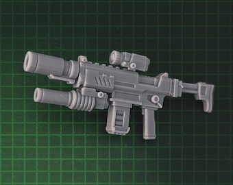 3D Printed Action Figures Sub Machine Gun Kit
