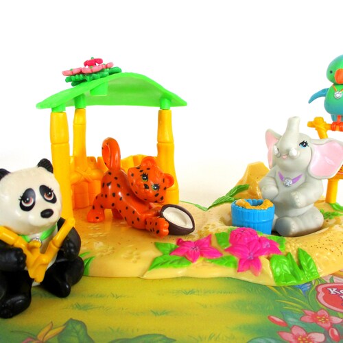 Vintage Littlest Pet Shop Petting Zoo Playset Kenner Zoo Etsy