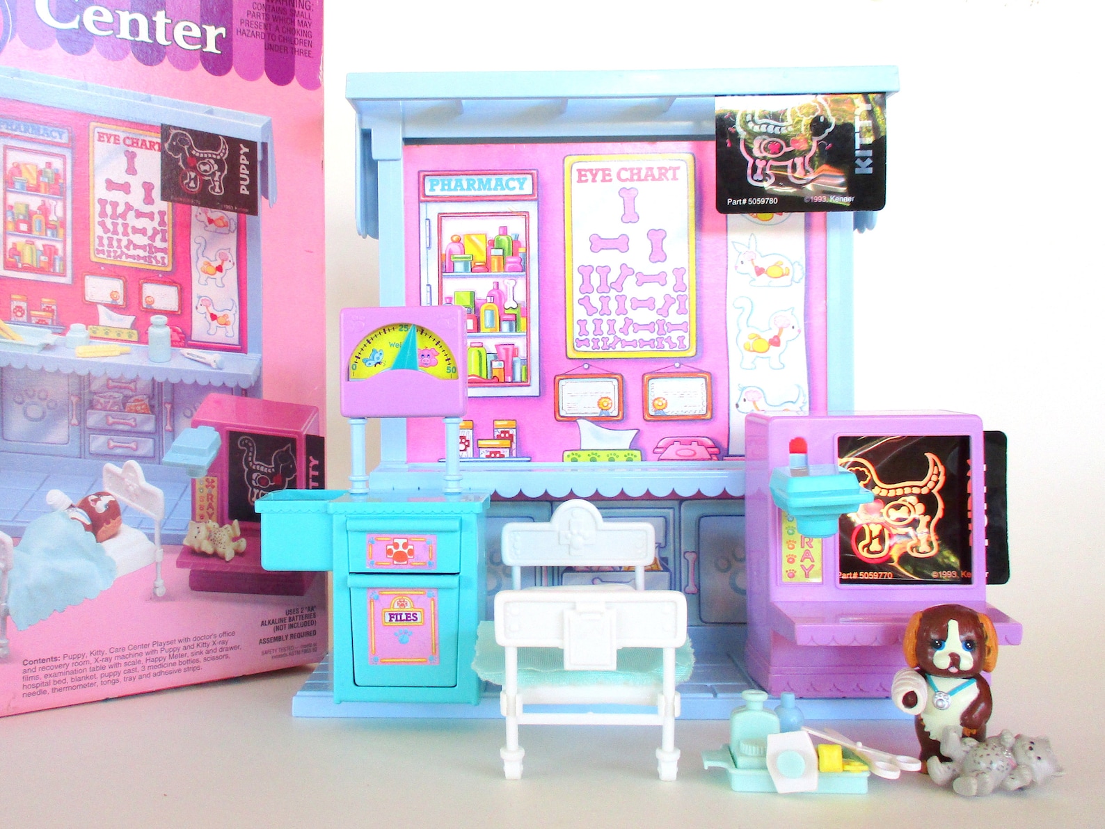 Vintage Littlest Pet Shop Care Center Hospital Playset by Etsy