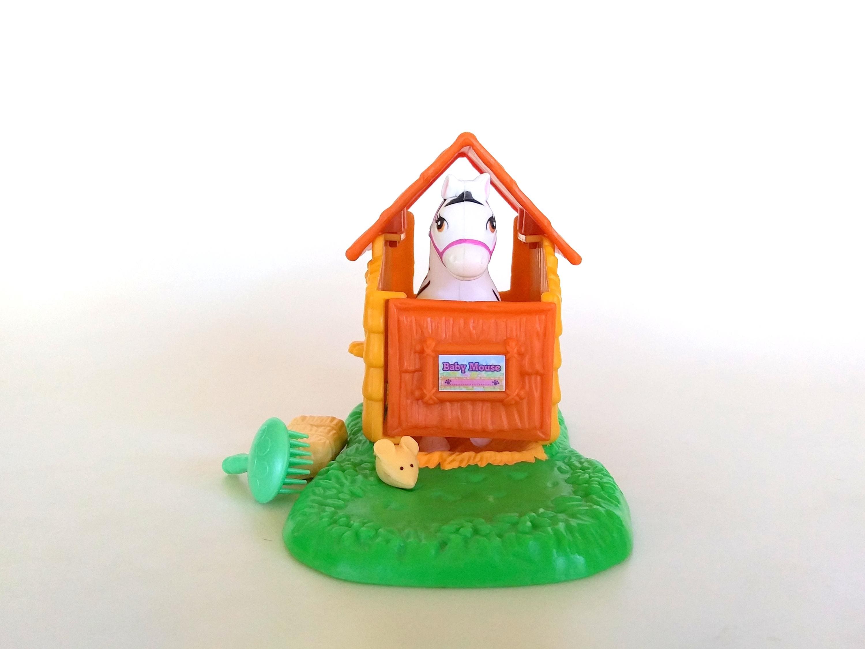 Vintage Littlest Pet Shop Zoo Baby Zebra Playset by Kenner 1993