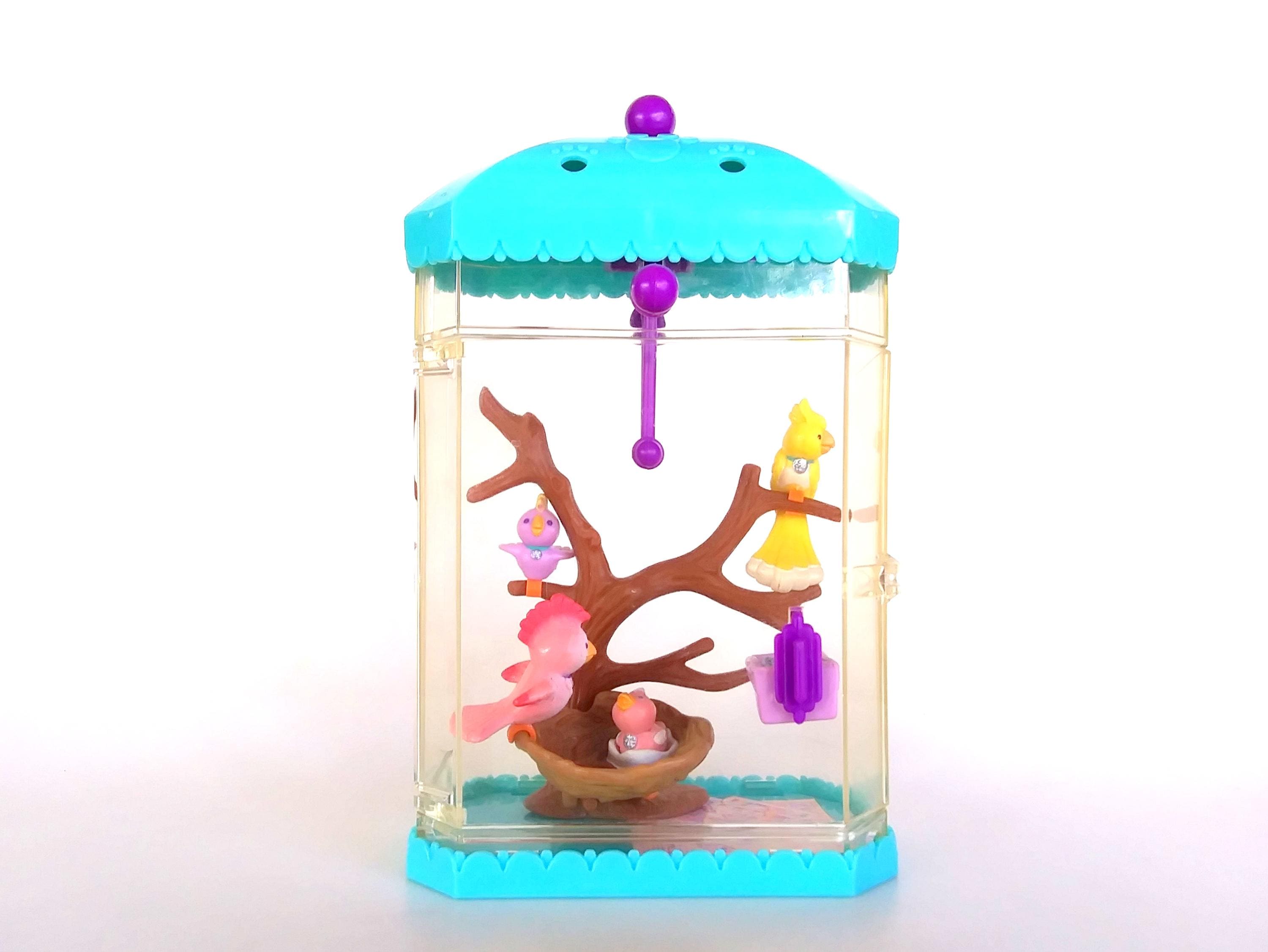 Vintage Kenner Littlest Pet Shop Chirpy Birds With Nesting Home