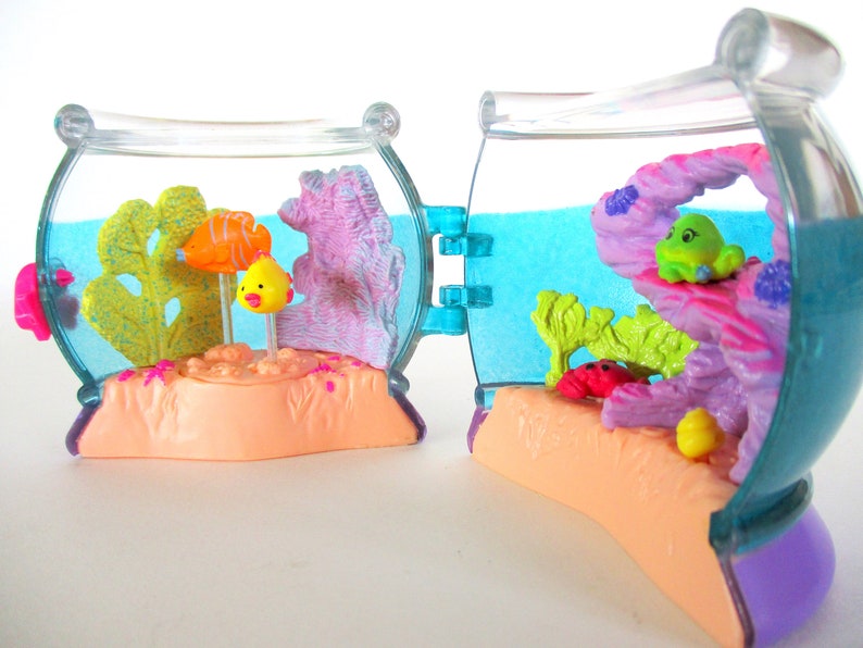 Vintage Littlest Pet Shop Sweet Swimmy Fish Friends Aquarium Etsy