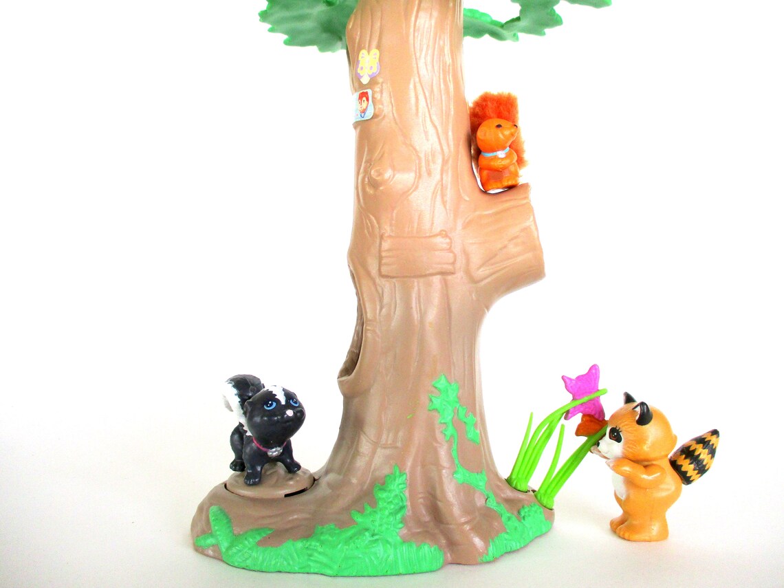 Vintage Littlest Pet Shop Chirpy Tree Friends with Woodsy Home Etsy