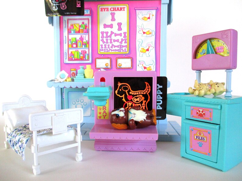 Vintage Littlest Pet Shop Care Center Hospital Playset by Etsy