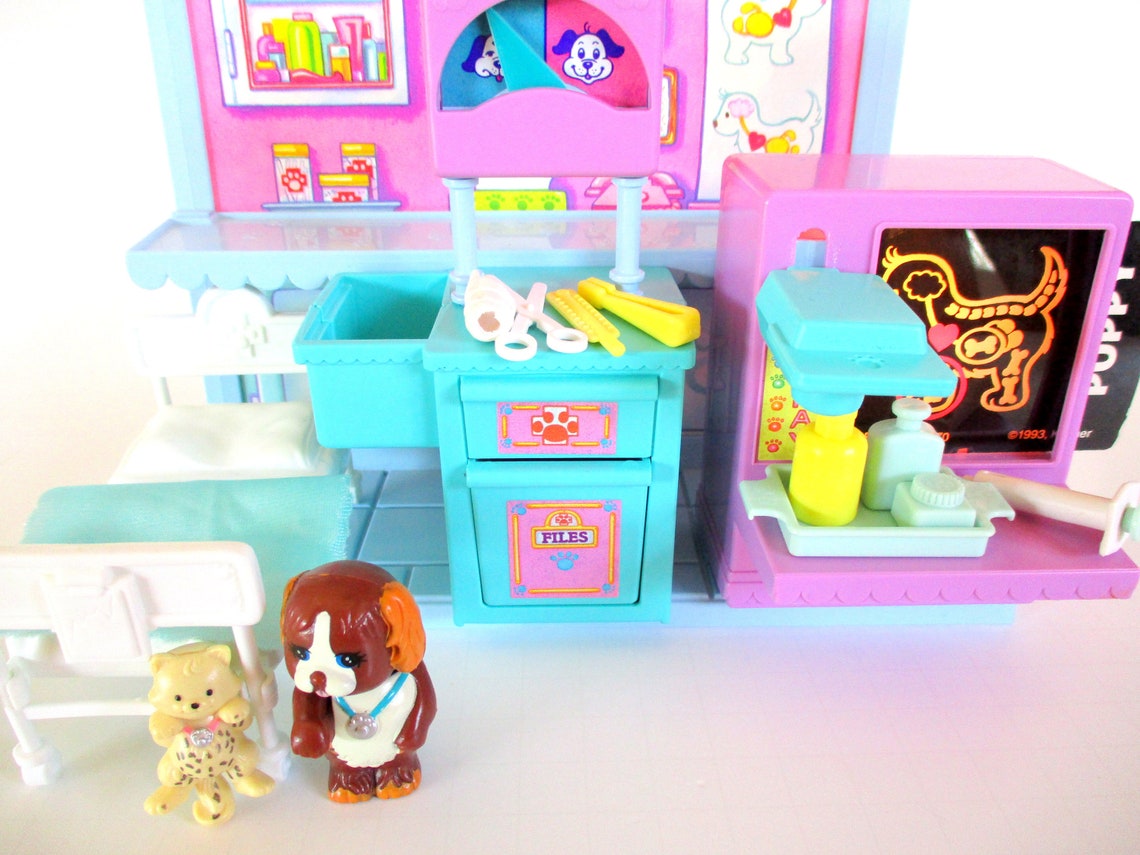 Vintage Littlest Pet Shop Care Center Hospital Playset by Etsy