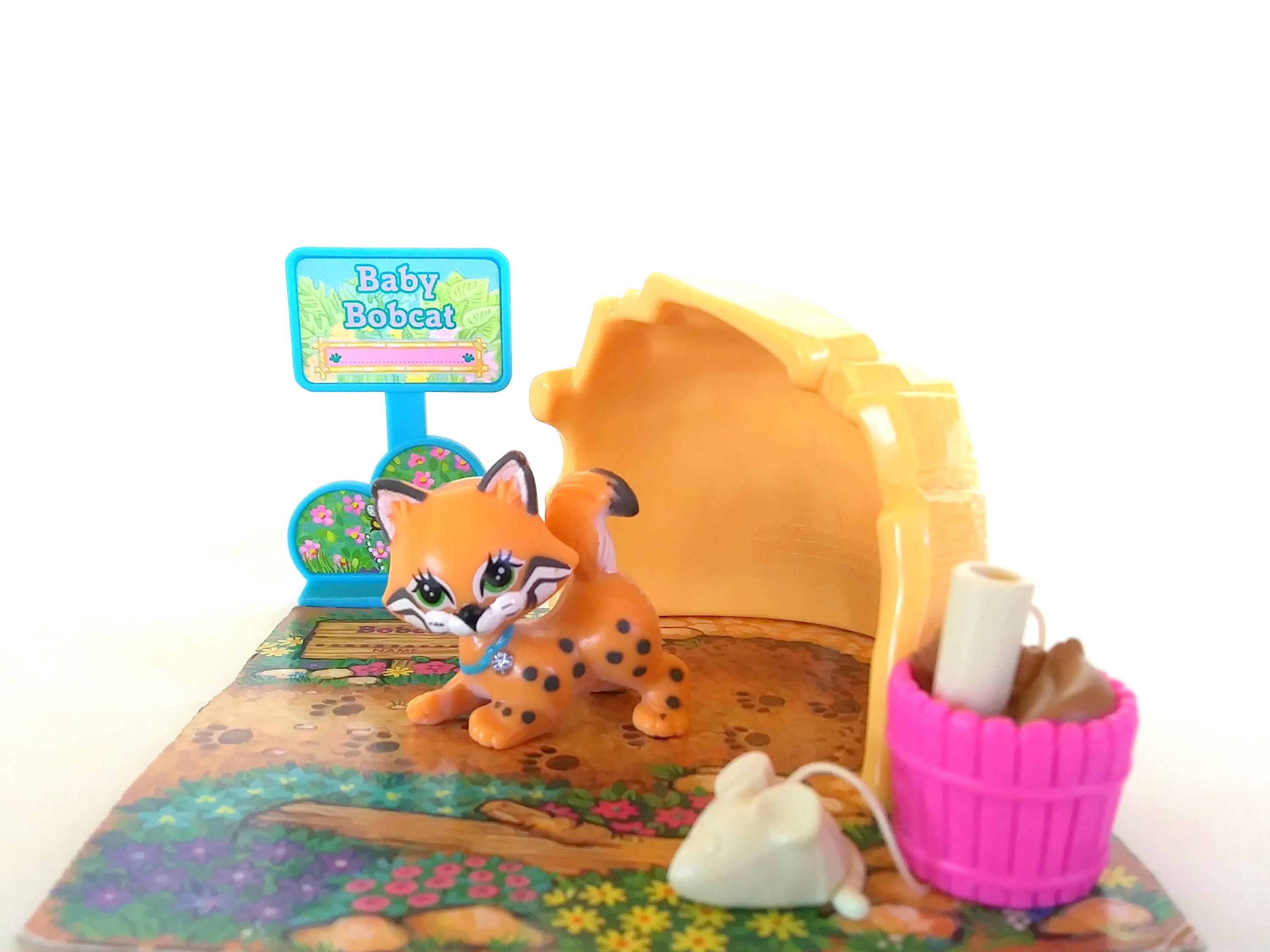 置物    Patricia  1993 Vintage Littlest Pet Shop Bobcat: 1993 Kenner Zoo Baby With