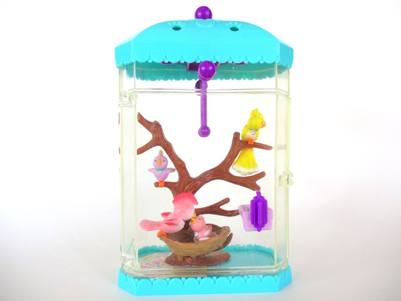 Vintage Littlest Pet Shop Chirpy Birds with Nesting Home by Etsy