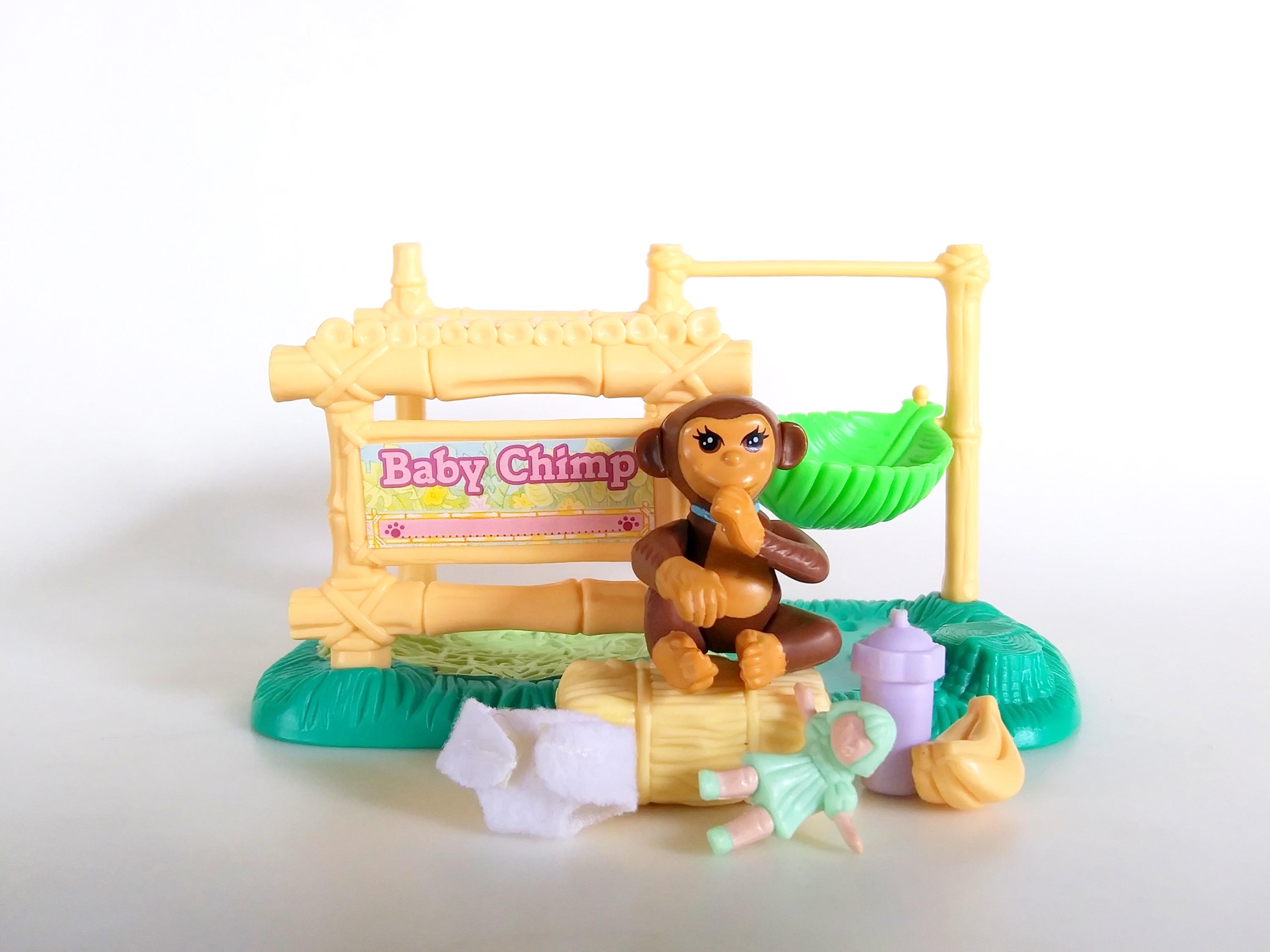 Vintage Littlest Pet Shop Zoo Baby Chimp Playset by Kenner 1993 Retro 90s  Toy