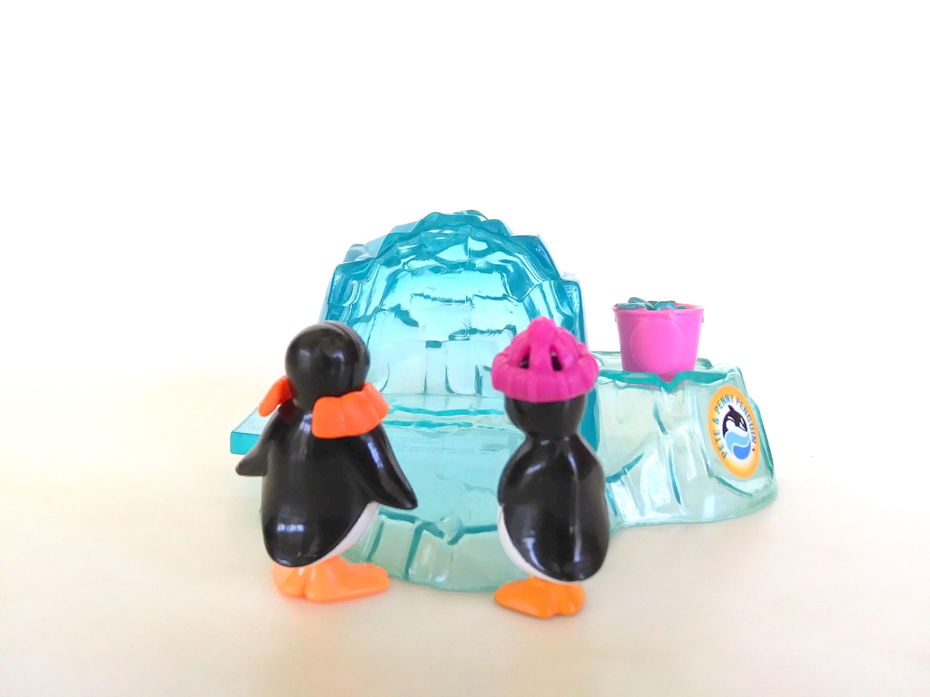 激レア 90s LI'L PENNY リトルペニー ヴィンテージ フィギュア Vintage Littlest Pet Shop Penguins Pete & Penny With Icy Igloo