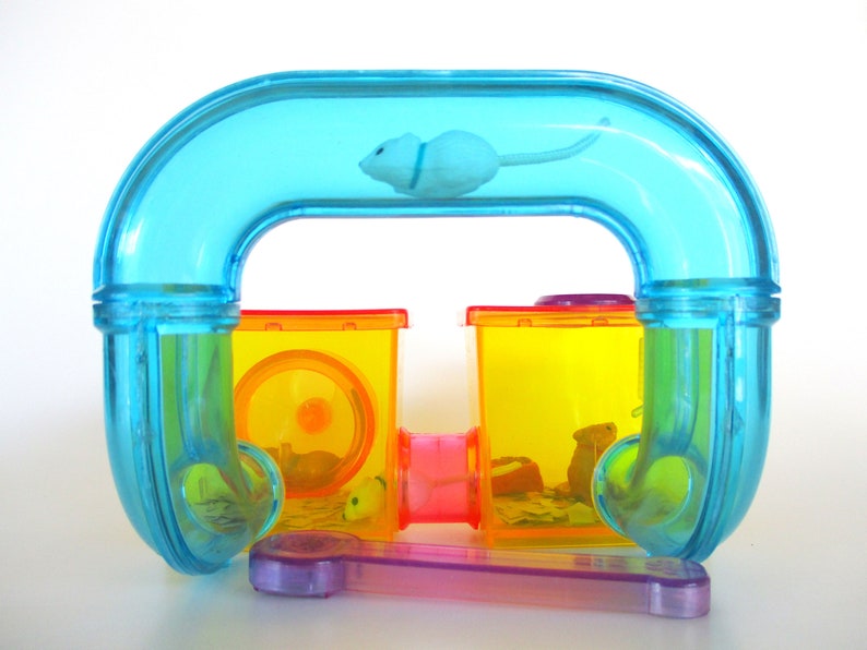 Vintage Littlest Pet Shop Jogging Gerbils With Gerbitrail Etsy