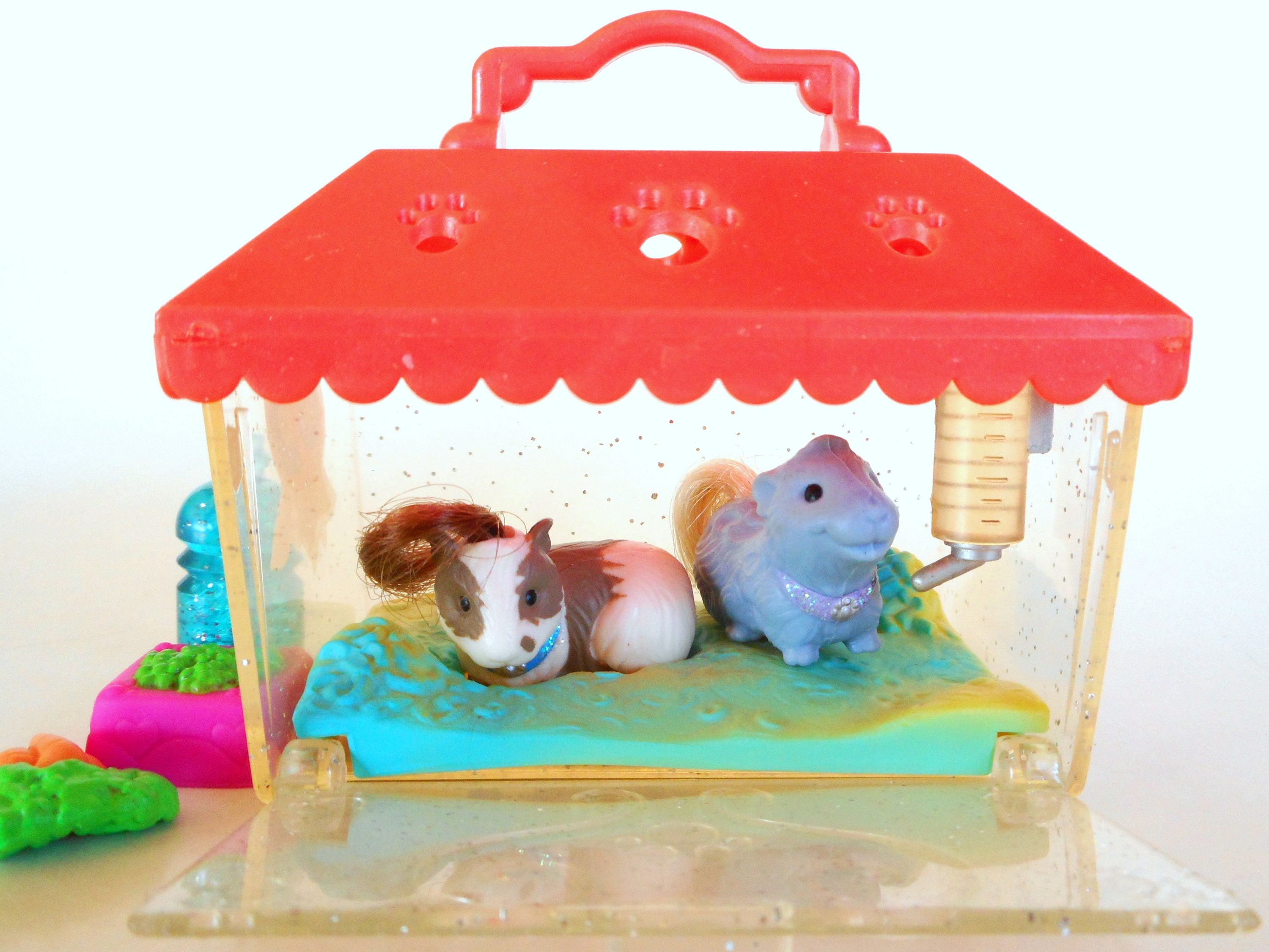 Vintage Littlest Pet Shop Thirsty Guinea Pigs with DrinkItUp Etsy