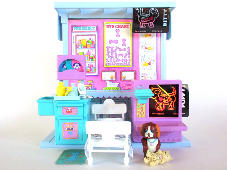 Vintage Littlest Pet Shop Care Center Hospital Playset by Etsy