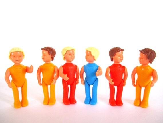 plastic dolls house figures