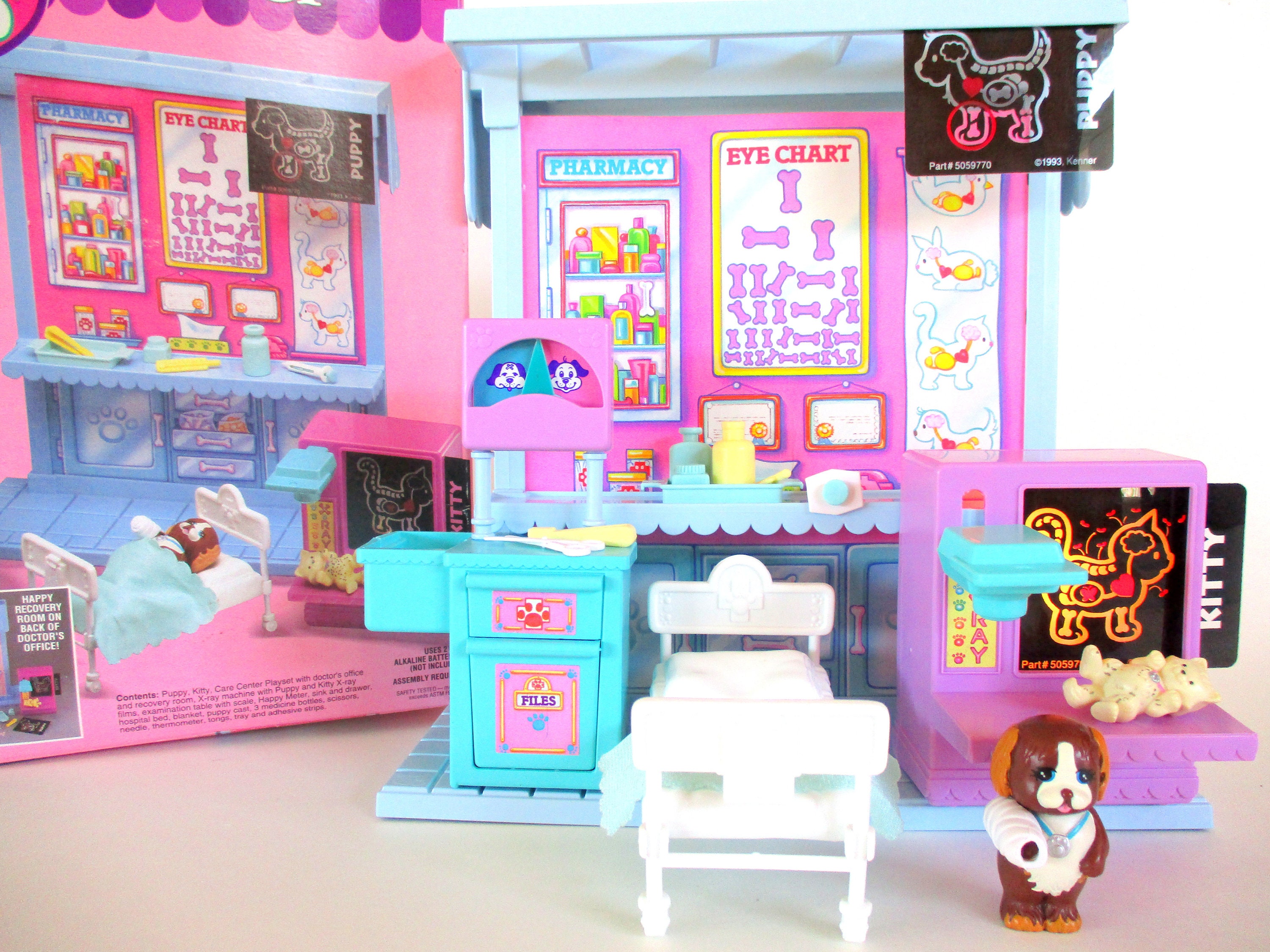 Vintage Littlest Pet Shop Care Center Hospital Playset by Etsy