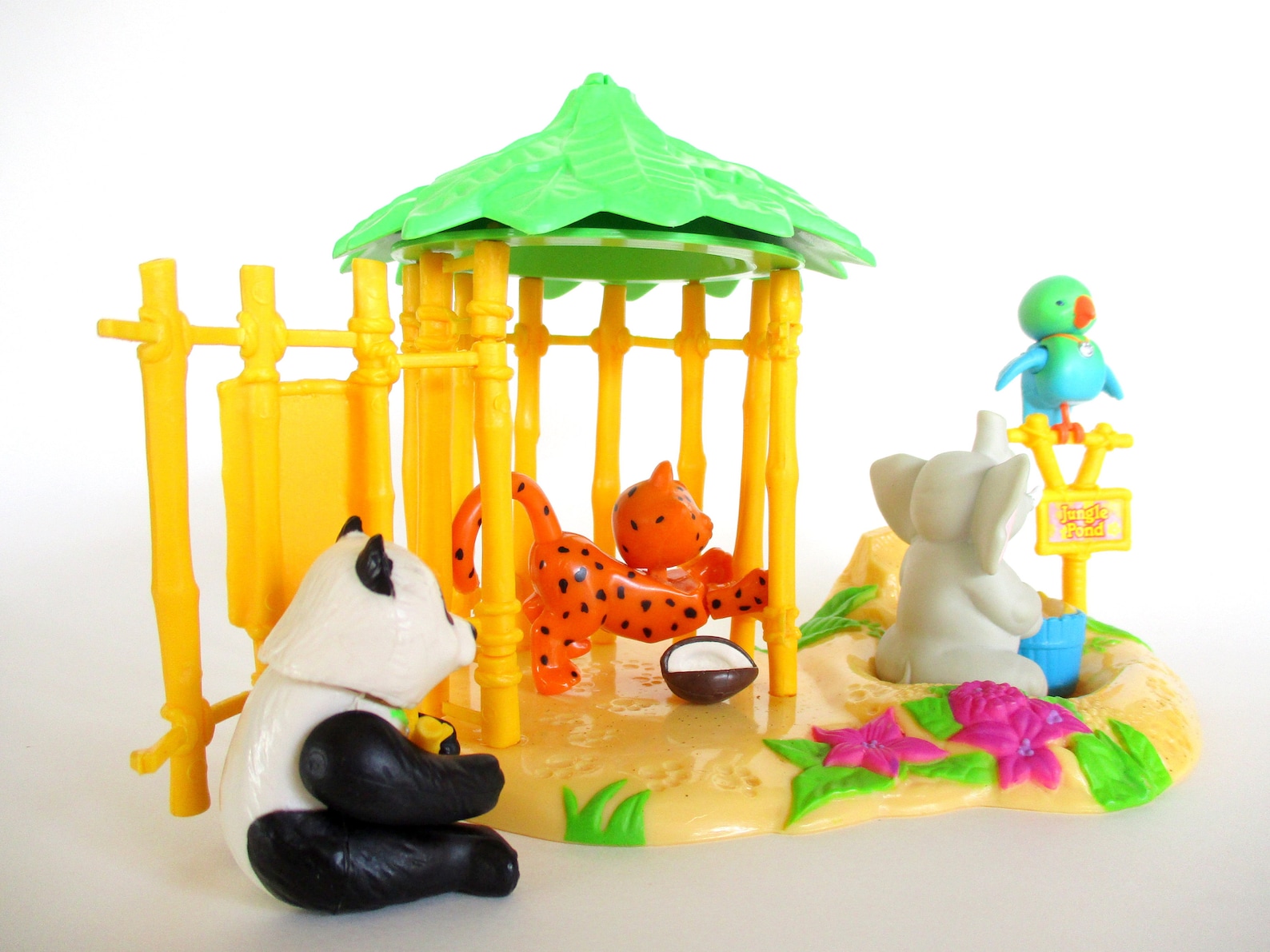 Vintage Littlest Pet Shop Zoo Jungle Bunch Playset by Kenner Etsy