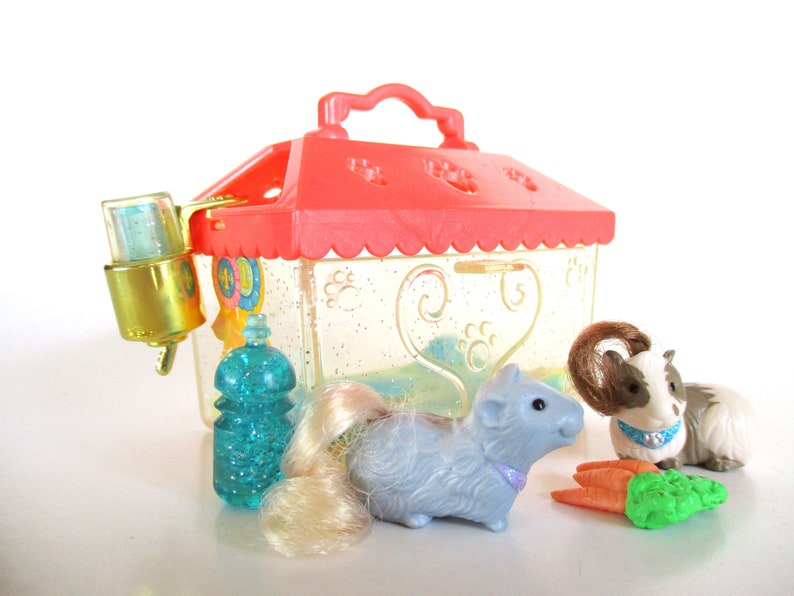 Vintage Littlest Pet Shop Thirsty Guinea Pigs with DrinkItUp Etsy