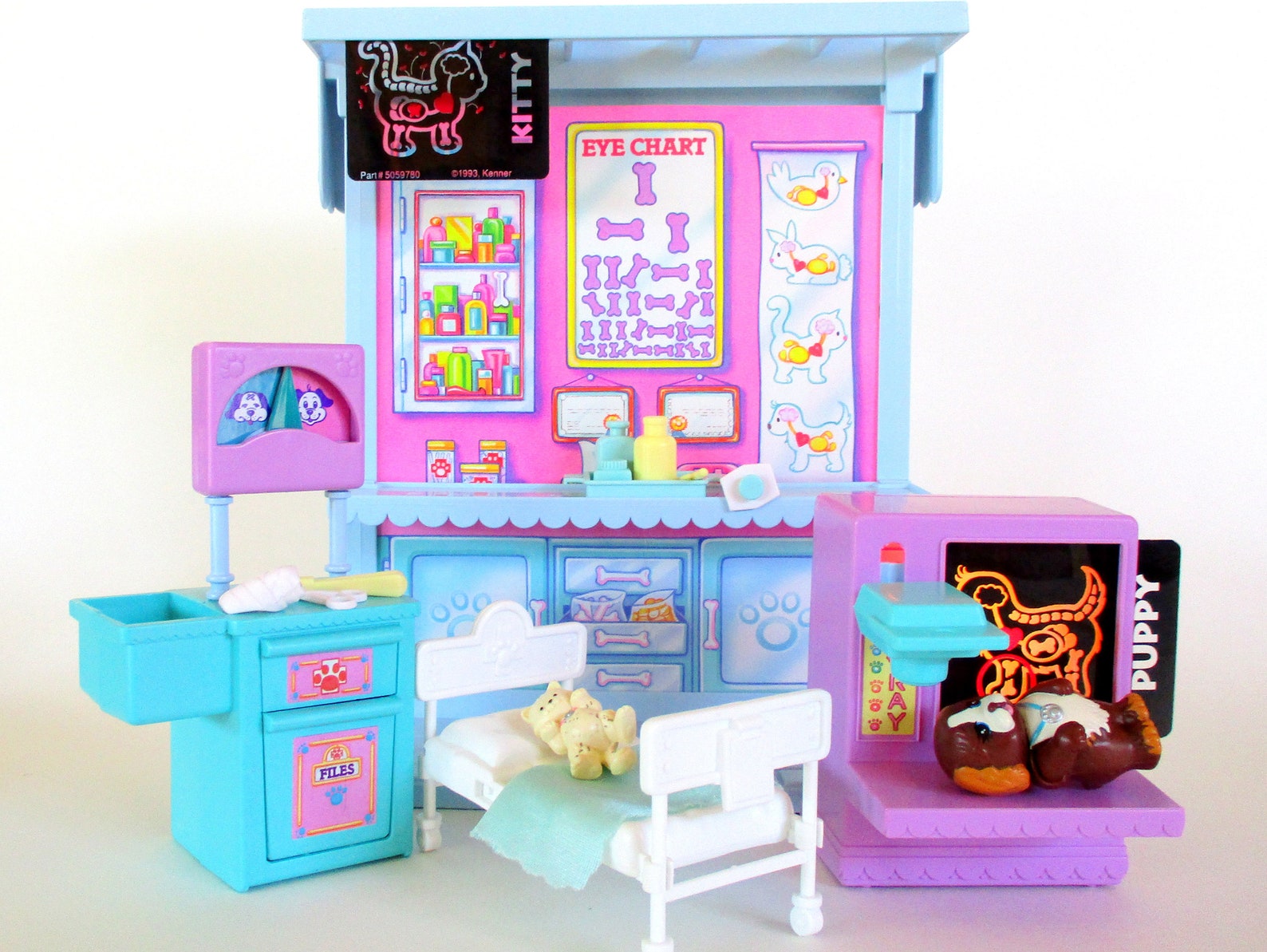 Vintage Littlest Pet Shop Care Center Hospital Playset by Etsy